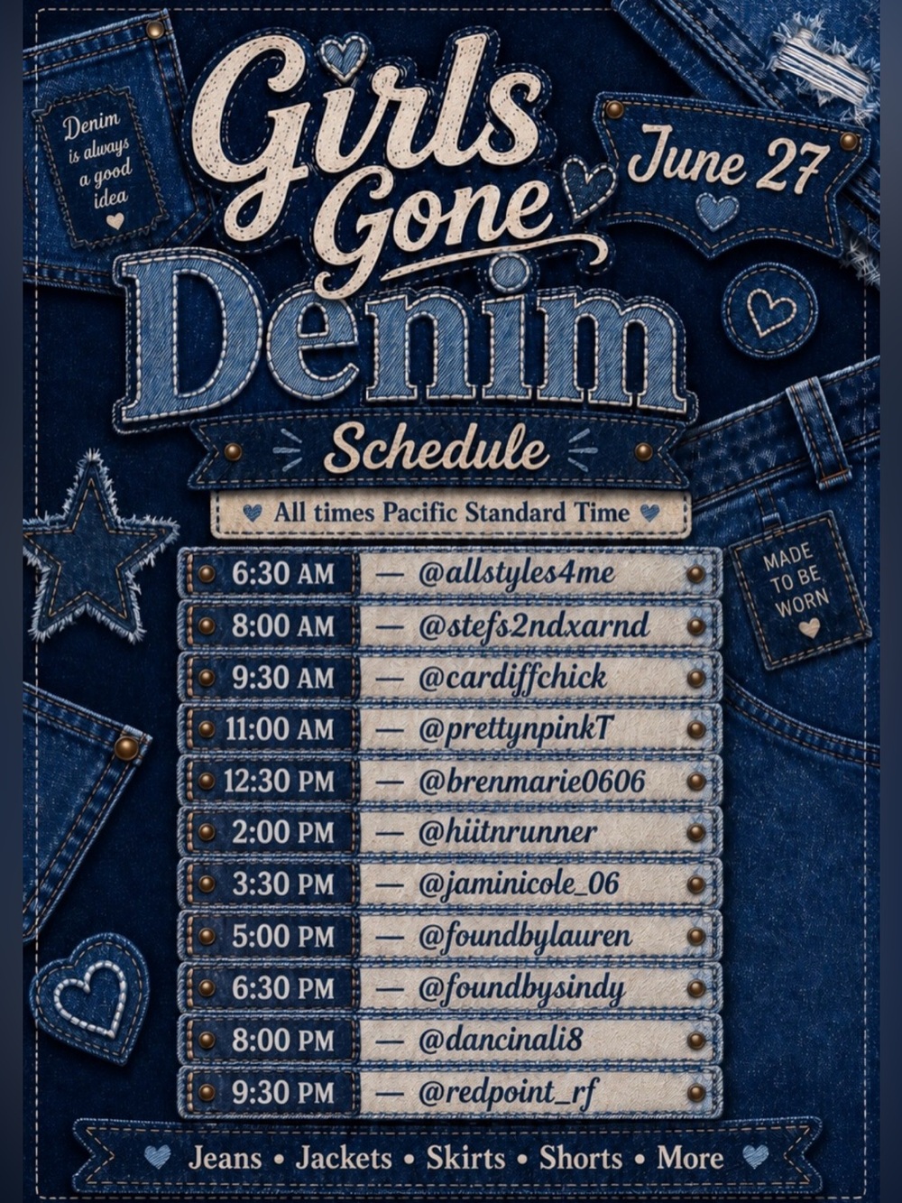 👖Girls Gone Denim Train 👖 - Picture 2 of 13